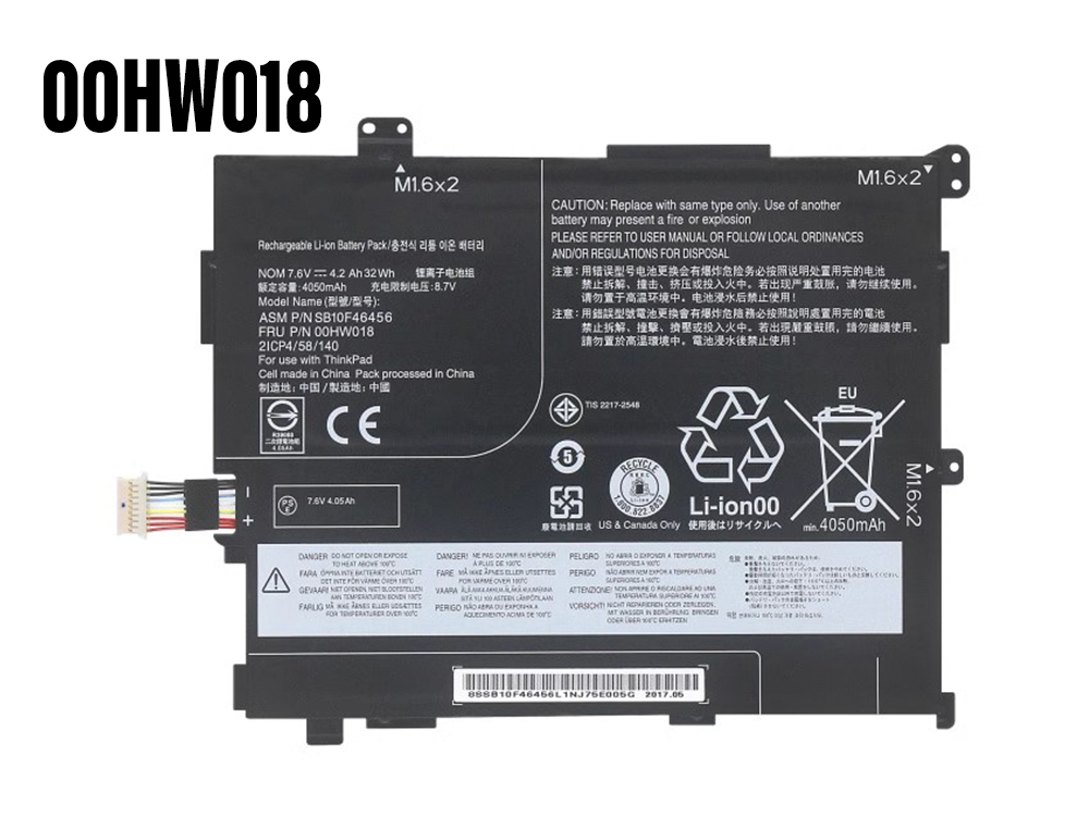 Lenovo 00HW018 battery