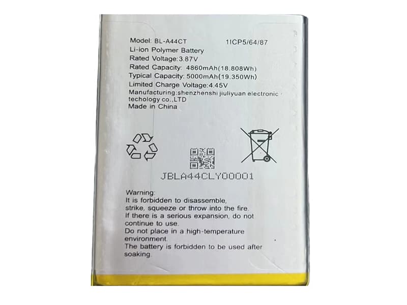 KOOBEE BL-A44CT battery