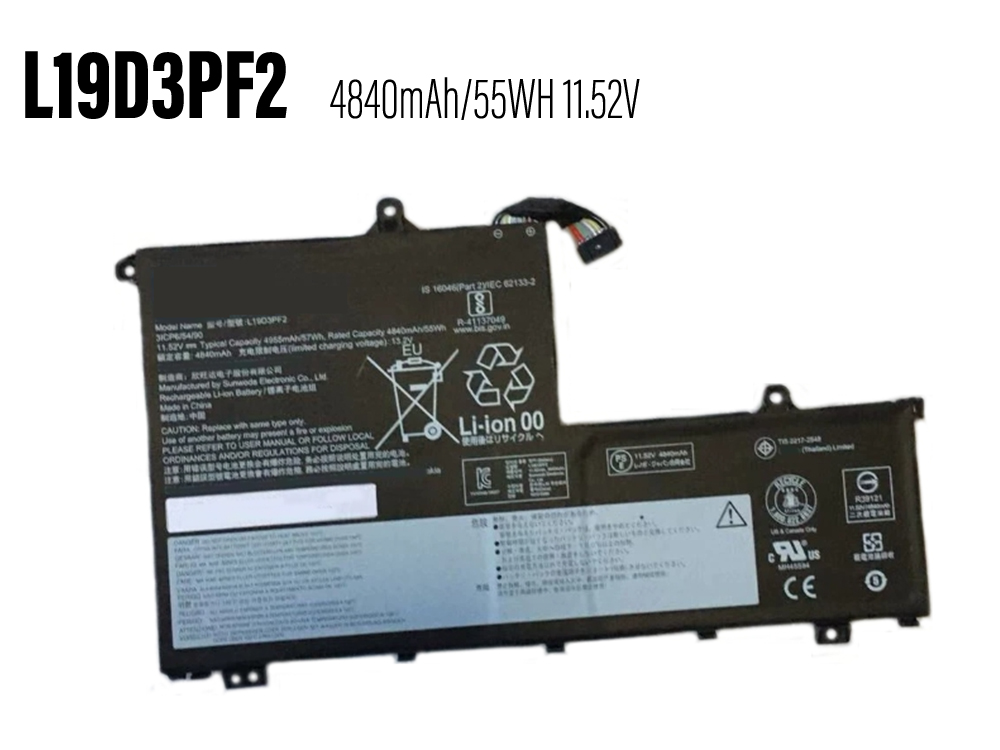 Lenovo L19D3PF2 battery