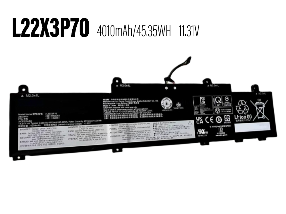 Lenovo L22X3P70 battery