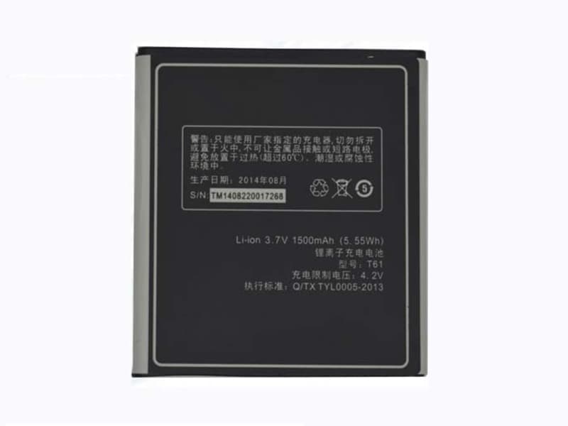 K_TOUCH T61 battery