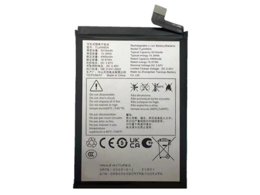 TCL TLp049DA akku
